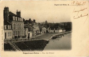 CPA NOGENT-sur-SEINE rue des Ecluses Aube (100969)