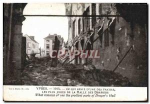 Old Postcard Ypres The Who Resie D & # 39A Drapers