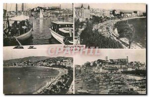 Postcard Old Port Cannes Croisette La Croisette and Mount Mount Knight Knight