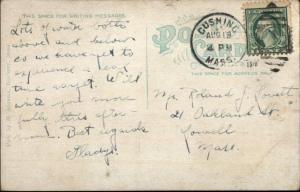 Salisbury MA Ben Butler's Toothpick Lighthouse c1920 Postcard Version #5