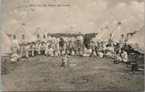 Netherlands Groet uit Kamp van Laren Vintage Postcard 01.45