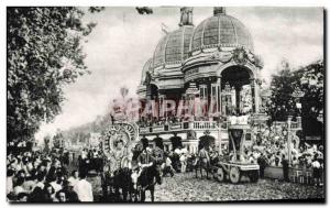 Postcard Valencia Old Town Pabellon de la Feria Folklore