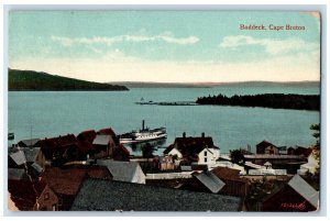 c1910 Boat Landing Baddeck Cape Breton Island Canada Antique Posted Postcard