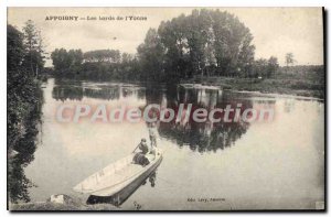 Postcard Old Appoigny Les Bords De I'Yonne