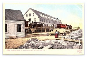 Summit House Mt. Washington White Mountains N. H. New Hampshire Postcard