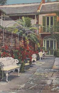 Louisiana New Orleans Courtyard In Vieus Carre Freierson Court 623 Royal Stre...