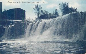 South Dakota Sioux Falls Lower Big Sioux River C-1910 Postcard 22-5760