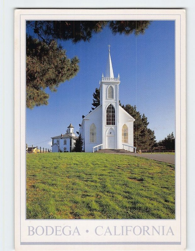 Postcard Saint Teresa Of Avila Church, Bodega, California