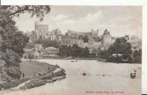 Berkshire Postcard - Windsor Castle from The Brocas - Ref 8076A