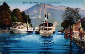 CPA ANNECY - Le Port et le Mont-VEYRIER (691739)