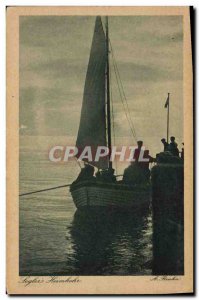 Old Postcard Fishing Boat