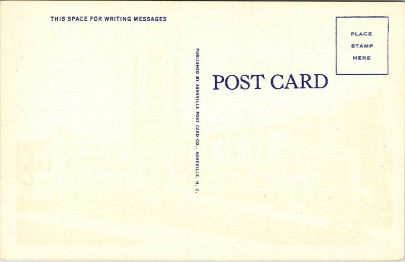 Methodist Church Johnson City TN Tennessee Linen WB Postcard UNP Unused Vintage 