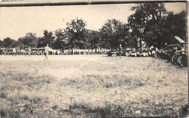 F12/ Baseball Sports RPPC Postcard c1910 Game Field Player Crowd 7