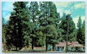 FT. KLAMATH, OR Oregon ~ FORT CREEK RESORT & CAFE c1960s Klamath County Postcard