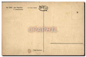 Old Postcard Am Pavillon von Paul Stolle