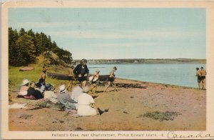 Holland's Cove near Charlottetown PE c1939 St. Peters Bay Cancel Postcard H14