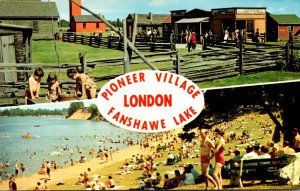 Canada London Fanshawe Park Showing Fanshawe Pioneer Village and Lake