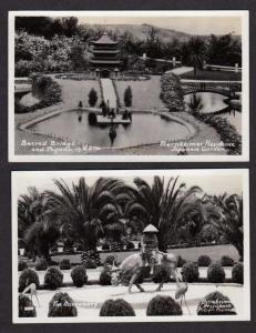 CA Lot 2 Bernheimer Residence Real Photo Postcards California Hollywood Palisade