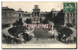 Old Postcard Set Marseille Longchamp Palace