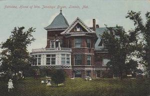 Nebraska Lincoln Home Of Wm Jennings Bryan Fairview