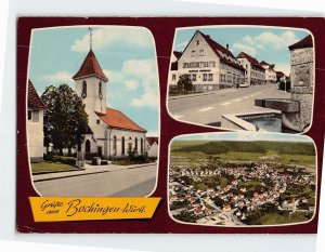 Postcard Multiple Locations Greetings from Böchingen Germany