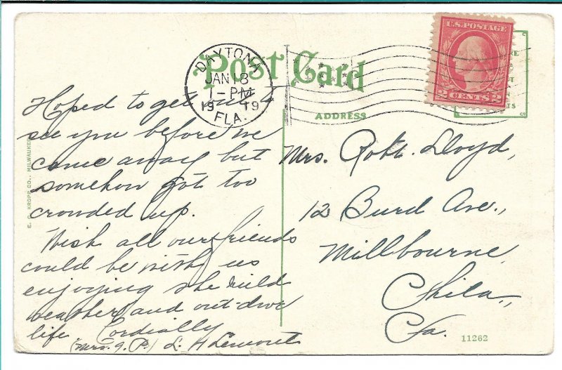 Daytona, FL - Old Spanish Bridge - 1919