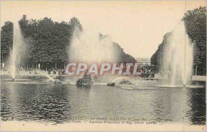 Postcard Old Versailles Bassin d'Apollo on the day of the great Caux