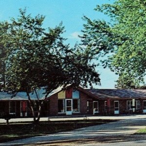 Vintage Motel Scottville - Scottville, Mich. Postcard P47