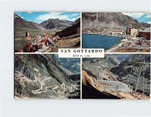 Postcard San Gottardo, Switzerland