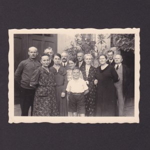 Original photo, 1944, Germany, The family