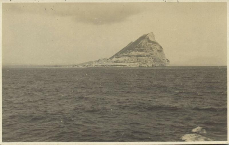 gibraltar, Rock from the West (1910s) RP