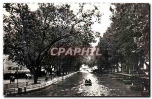 Old Postcard The Canal Annecy and Pont des Amours