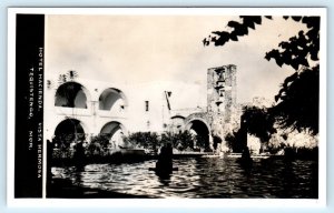 RPPC TEQUESQUITENGO, Morelos Mexico~ HOTEL HACIENDA Vista Hermosa 1940s Postcard