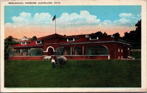 Zoological Gardens Cleveland Ohio Vintage Postcard C056