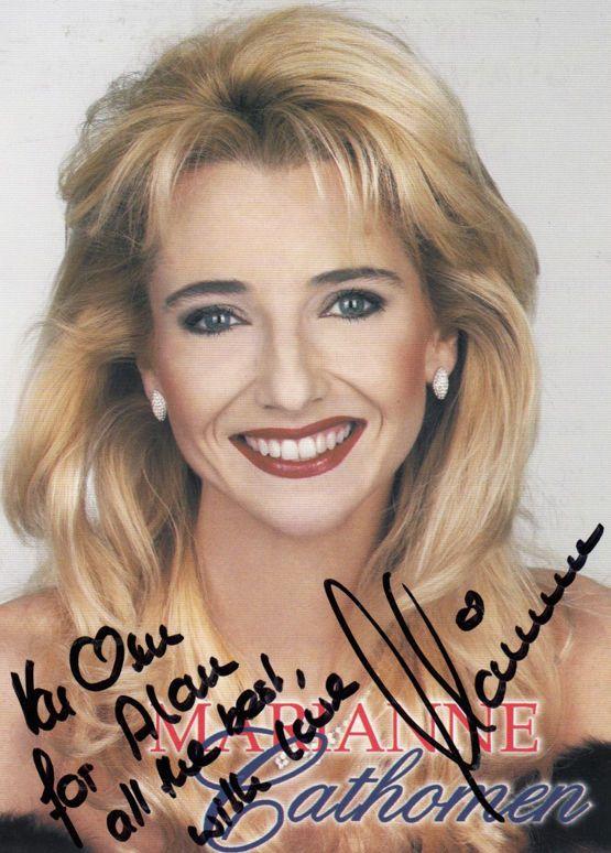 Marianne Cathomen Hand Signed Photo