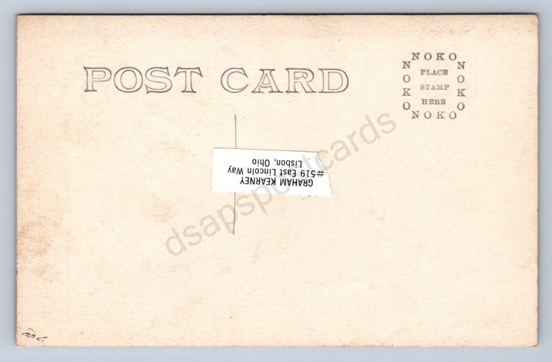 J87/ Zanesville Ohio RPPC Postcard c1913 Flood Disaster Marriati Street 1803