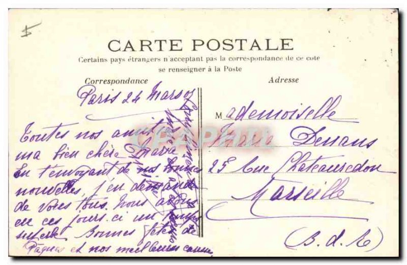 Postcard Old Paris Le Musee de Cluny