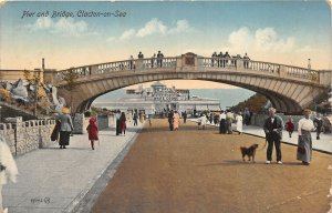 uk52649 pier and bridge clacton on sea  uk