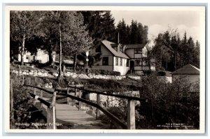 Malmo Sweden Postcard  Pensionat Fridhem 1952 Postage Due 2 Cents RPPC Photo