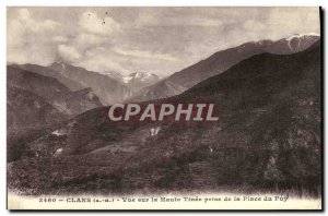 Postcard Old Clans View Haute Tinee taking the Puy Place