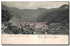 Old Postcard Le Mont Dore The valley of Mont Dore Sancy and the Capuchin