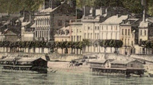 Saumur, France - Panoramic General View - Photograph 23 x 8 inches