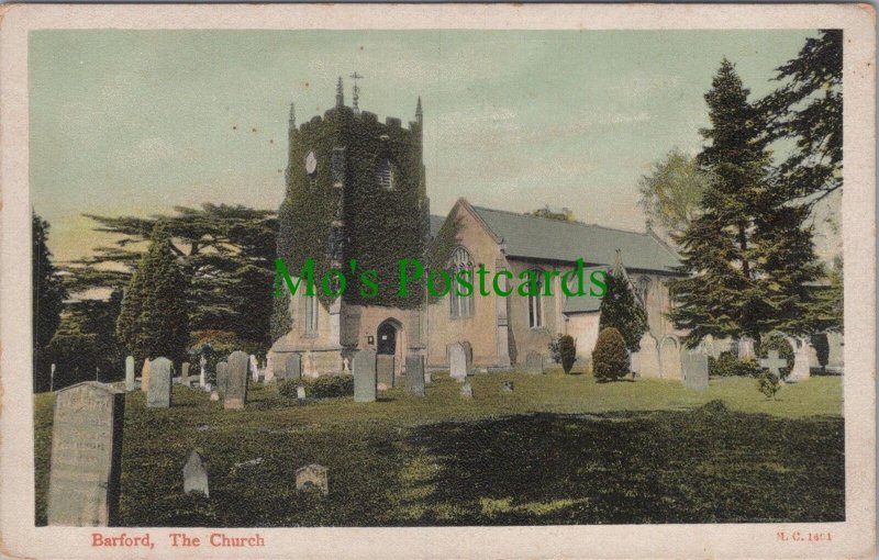 Warwickshire Postcard - Barford, The Church, Nr Warwick  DC2386