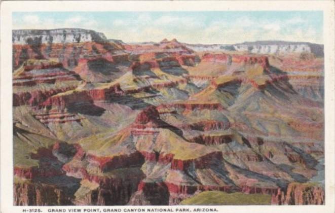 Fred Harvey Grand View Point Grand Canyon National Park Arizona