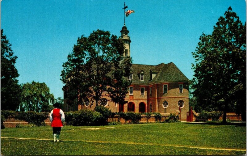 Colonial Capitol Williamsburg Virginia VA Postcard VTG UNP Mirro Vintage Unused  