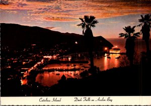 Caifornia Catalina Island Avalon Bay At Dusk