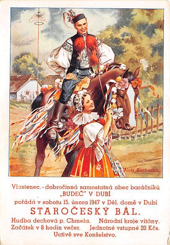 Starocesky Bal Poster Art Unused 