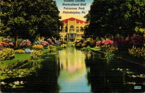 Pennsylvania Philadelphia Fairmount Park Sunken Gardens At Horticultural Hall