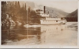 SS 'Port Simpson' Skeena River BC British Columbia E.N. Co RPPC Postcard H40