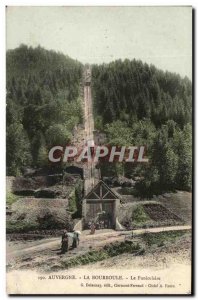 Auvergne Old Postcard La Bourboule The funicular